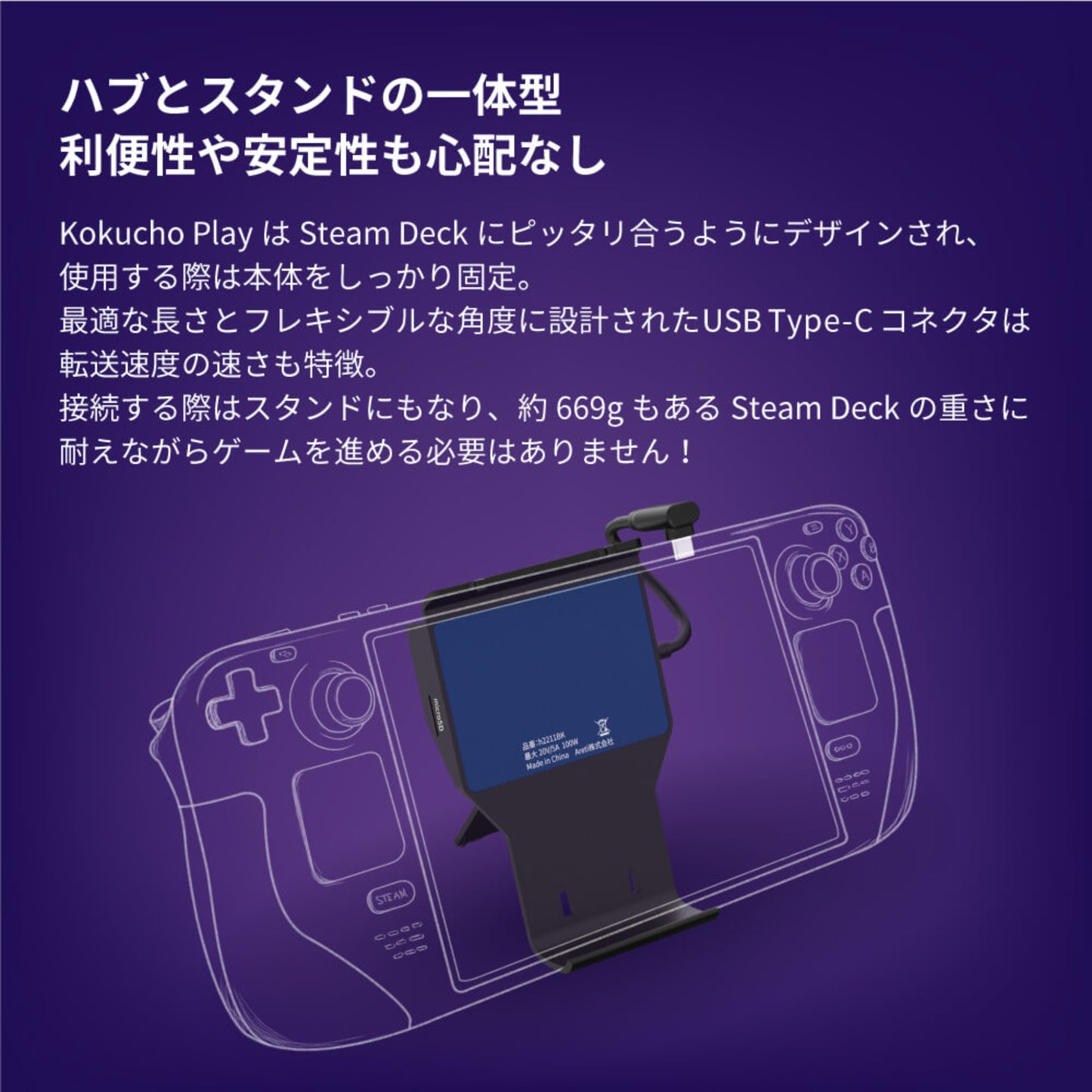 Steam Deck ドック コクチョープレー