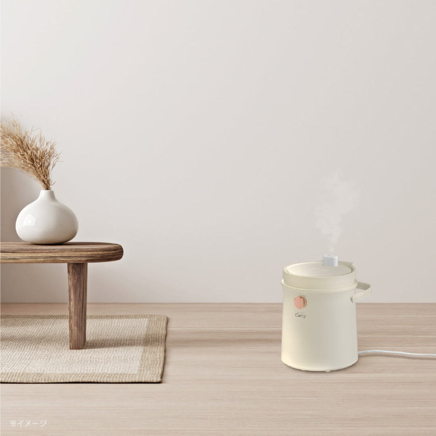 スチーム式 加湿器 3L クリーンポット