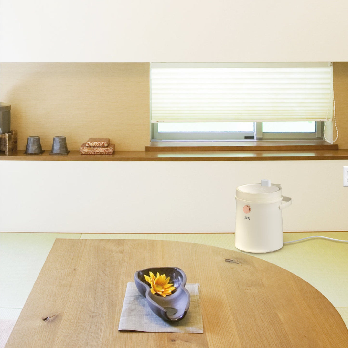 スチーム式 加湿器 3L クリーンポット